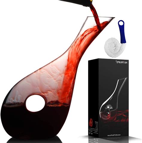 Amazon Wine Decanters By Nutriups Hand Blown Red Wine Carafe