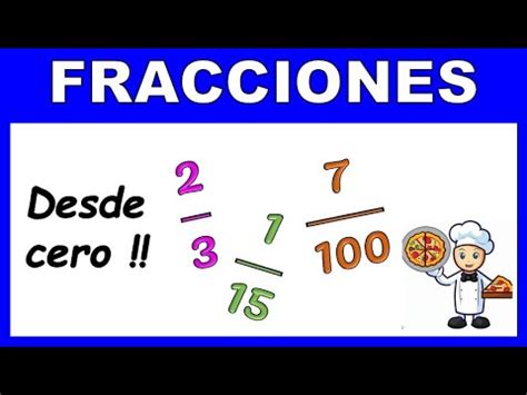 APRENDE FRACCIONES DESDE CERO Curso Completo YouTube