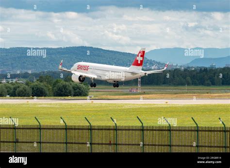 Zurich Switzerland July 13 2023 Hb Jdf Swiss International Airlines