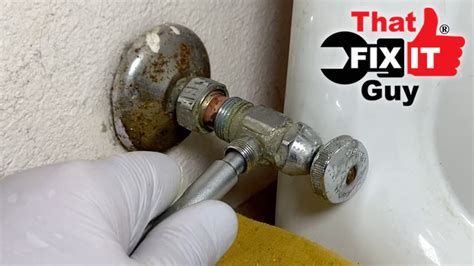 Water Supply Valve For Toilet Will Not Close So Happy This Worked Youtube