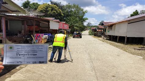 Bidang Bina Marga Melakukan Pengawasan Peningkatan Ruas Jalan Tepuai