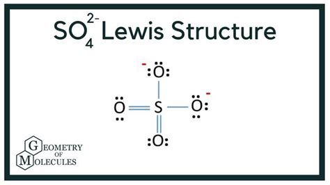 So42 Lewis Structure Sulphate Ion How To Find Out Lewis Notations