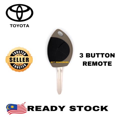 TOYOTA VIOS ALTIS Hilux Unser Innova REMOTE 2 3BUTTON Shopee Malaysia