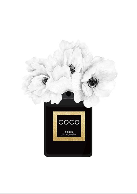 Coco Chanel Perfume Poster Artsyfartsy Nl