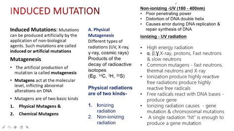 Induced Mutation