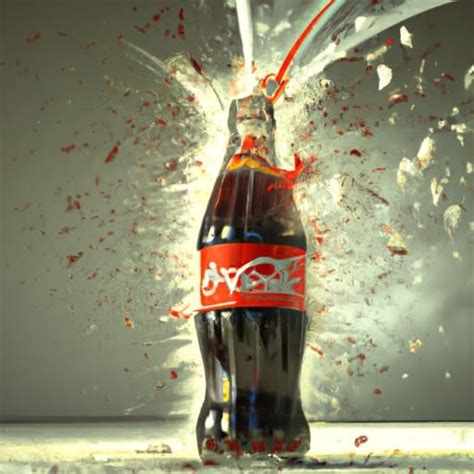 Exploding Bottle Of Coke Coca Cola Epiccinematicstunningfull On