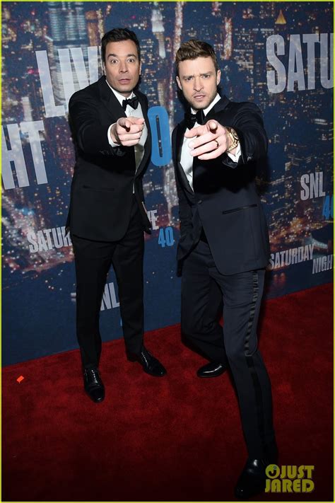 Justin Timberlake & Jimmy Fallon Arrive for 'SNL 40' Red Carpet!: Photo ...