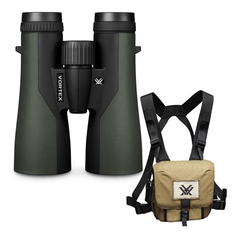 Vortex 12x50 Crossfire Hd Roof Prism Binoculars With Glasspak Harness Case