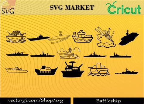 Battleship Svg Vectorgi Digital Market