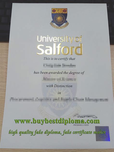 How A Fake University Of Salford Degree Will Change The Way You Live