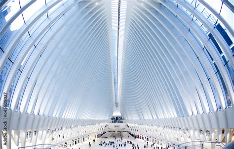 New York, United States - July 5, 2023: Westfield World Trade Center also known as the Oculus ...