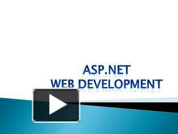 Ppt Asp Net Web Development Company Powerpoint Presentation Free To