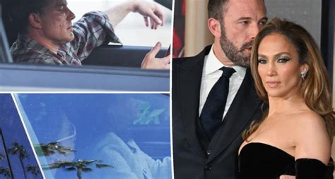 Ben Affleck And Jennifer Lopez Go Back To His Home In Brentwood After