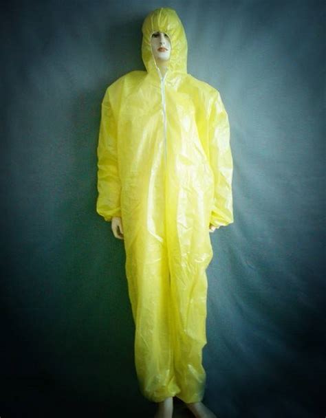 Type 5 6 Disposable Suit Coverall PPE Set Protective PP Non Woven