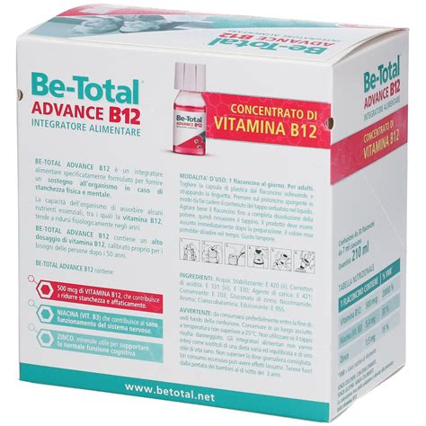 Be Total Integratore Alimentare Di Vitamina B12 30 Pz Redcare