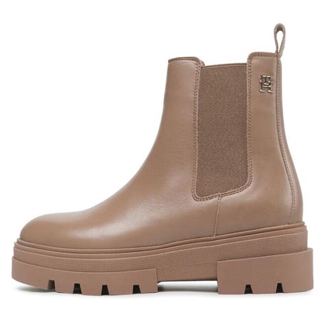 Klassische Stiefeletten Tommy Hilfiger Monochromatic Chelsea Boot