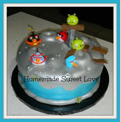 Angry Birds Space Decorated Cake By Brenda Lee Rivera CakesDecor