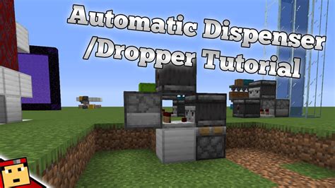 Full Auto Dispenserdropper Tutorial Javabedrock Youtube