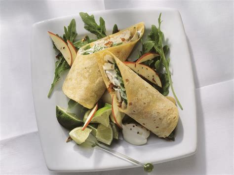 Wraps Mit Pilz Apfel Füllung Und Rucola Rezept Eat Smarter