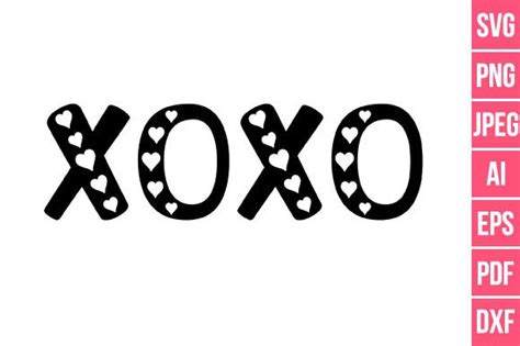 Xoxo Valentine Svg Graphic By Svgdesignrocket · Creative Fabrica