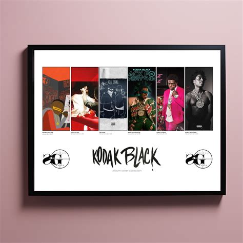 KODAK BLACK Album Cover Poster Professional Print HD Wall Art Framed ...