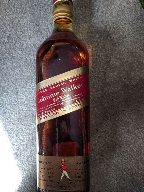 Help With The Age Of This Johnnie Walker Red Label R Whisky