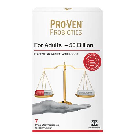 Pro Ven Probiotics 50 Billion Cfu Digestive Health Supplement For Men And Women Vegan