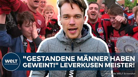 Deutscher Meister Mega Party In Leverkusen Gut Und Lang Gefeiert