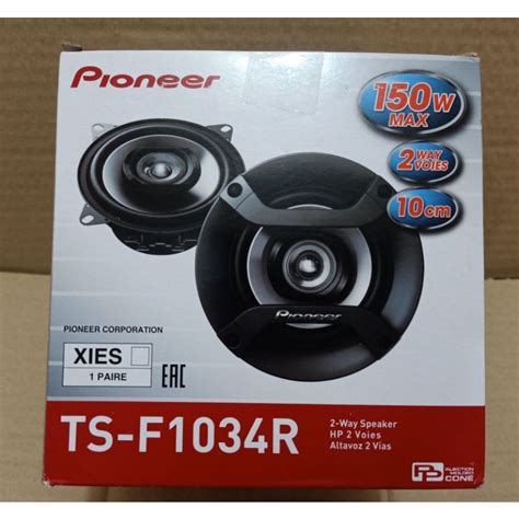 Pioneer TS F1034R 4 Inch Coaxial Speaker Shopee Philippines