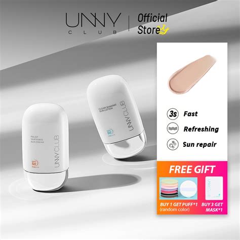 Unny Club Official Store Sunscreen Cream Moisturizer Oily Skin