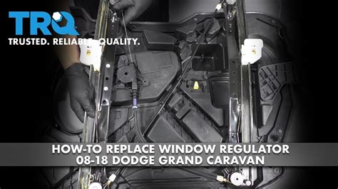 How To Replace Window Regulator Dodge Grand Caravan Youtube