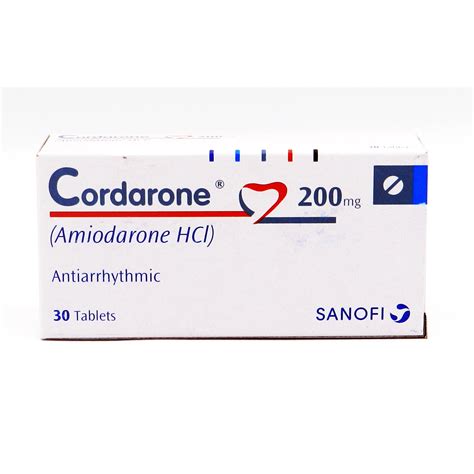 CORDARONE Amiodarone Hydrochloride 200mg Tablet 30 S Price In The