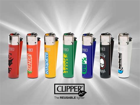 Clipper Lighters Ganja Print