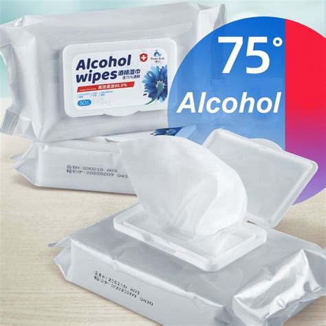 Custom Logo Flushable Antimicrobial Disposable Alcohol Toilet Wet Wipes