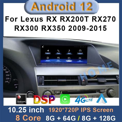 Inch Qualcomm Android Wireless Carplay For Lexus Rx Rx