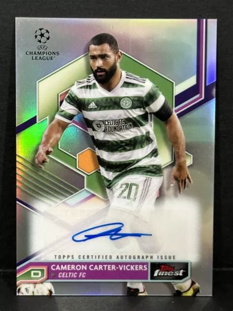 Topps Finest Uefa Club Competition Cameron Carter Vickers