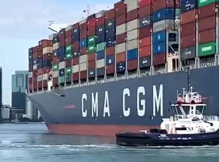 Cma Cgm Argentina Se Convierte En El Portacontenedores De Mayor Tama O