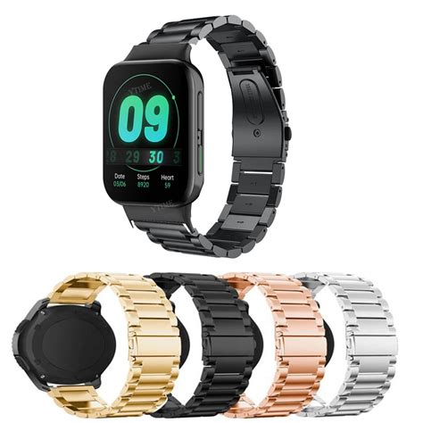 Metal Strap For Oppo Watch Band 41mm 46mm Stainless Steel Metal