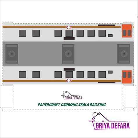 Jual GRIYADEFARA PAPERCRAFT LOKOMOTIF KERETA API CC 201 SKALA HO