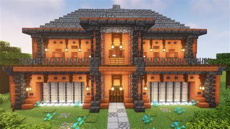 Acacia Mansion In Minecraft Minecraft House Plans Minecraft Architecture Minecraft Houses