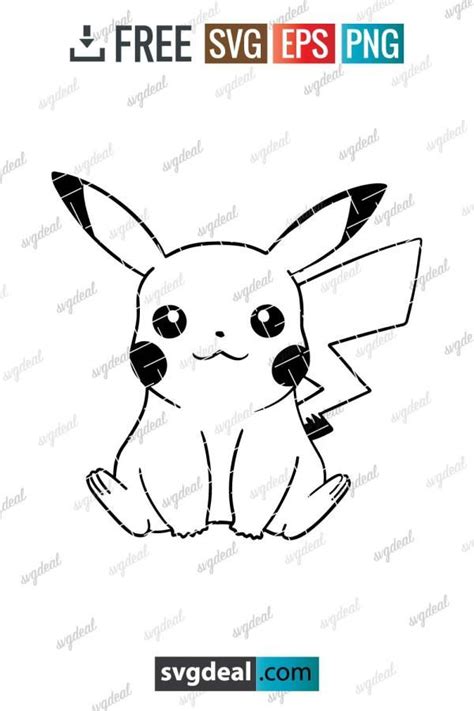 Pikachu Svg Free Svg Files Artofit