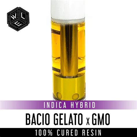 White Label Extracts Bacio Gelato X Gmo 100 Cured Resin Cartridge 1g