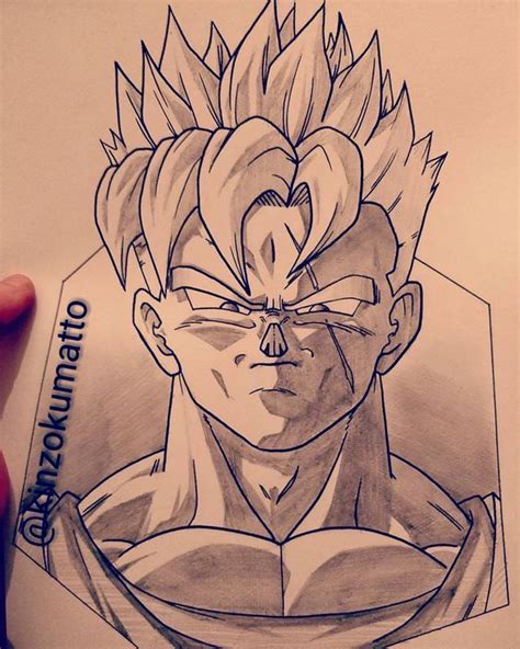 Gohan Do Futuro Drawing Dragon Para Dibujar Goku Dibujo A Lapiz