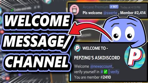 Discord Welcome Message Template - prntbl.concejomunicipaldechinu.gov.co