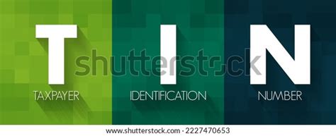 Tin Taxpayer Identification Number Identification Number Stock