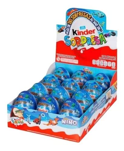 Huevo Kinder Sorpresa Niño Caja Con 12 Piezas Envío Gratis