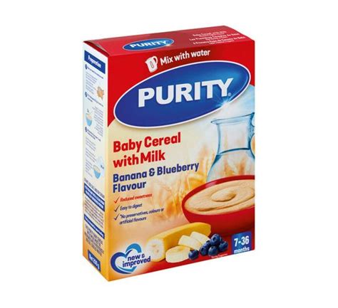 Purity Infant Cereal 2nd Stage Blueberry And Banana 1 X 200g Makro