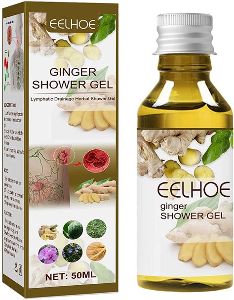 Ml Lymphatic Drainage Herbal Shower Gel Weight Loss Ginger Shower