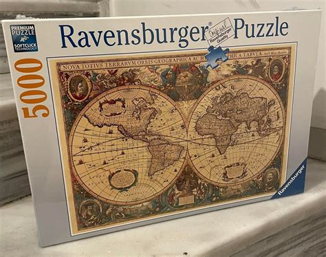 Ravensburger Antique World Map Hondius Rare Puzzles