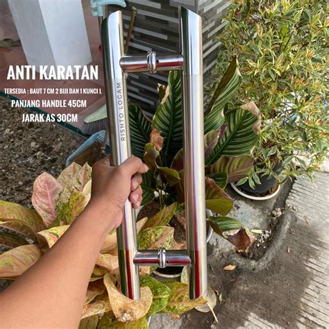 Jual Handle Pintu Rumah Cm Stainles Tarikan Pintu Rumah Gagang Pintu